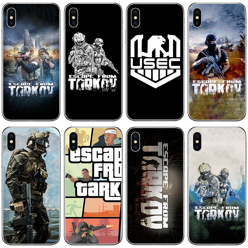 逃离塔科夫手机壳适用苹果12 xr 7/8plus小米10s 11vivo iqoo5 y50/华为p40 mate30 nova7oppo reno5 k40pro