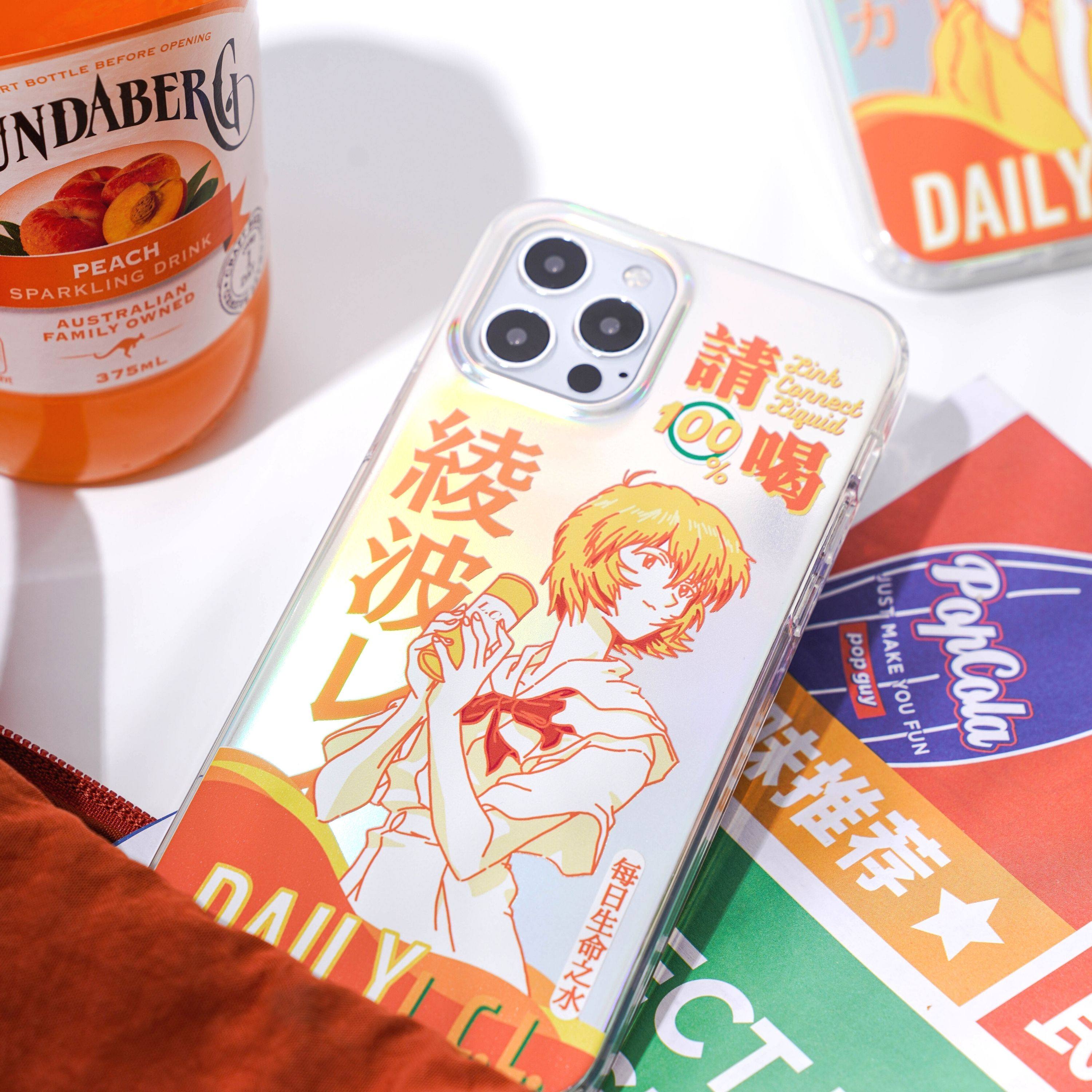 适用于苹果华为小米OPPO红米vivo荣耀nova10透明13手机壳k60硬reno9壳EVA绫波丽ip15pro渚薰LCL动漫S15手绘80