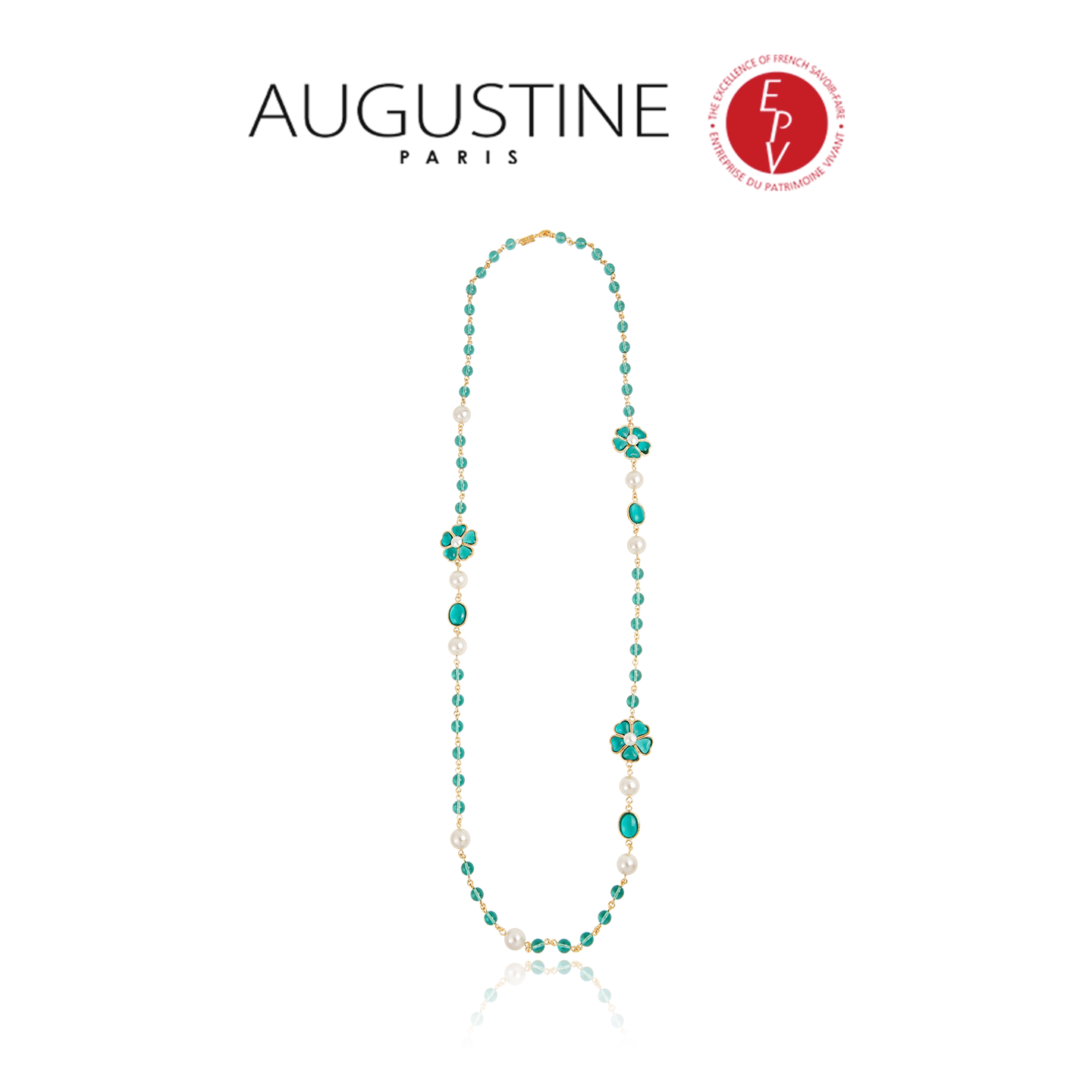 AZLOOK【法国进口】AUGUSTINE PARIS古法琉璃项链女高级感轻奢