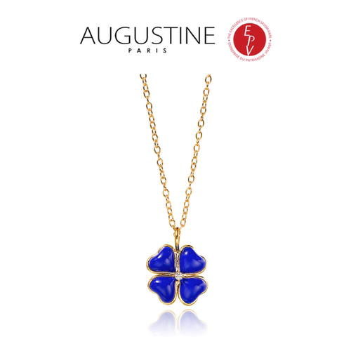【AZLOOK】Augustine Paris古法琉璃幸运四叶草项链手镯套装高奢