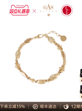 AZLOOK【法国珈思】GAS BIJOUX秘境系列串珠镶嵌宝石锁骨项链手链