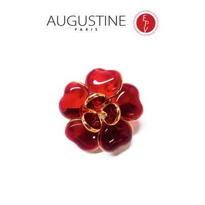 AZLOOK【法国进口】AUGUSTINE古法琉璃胸针轻奢高级AG8813/1