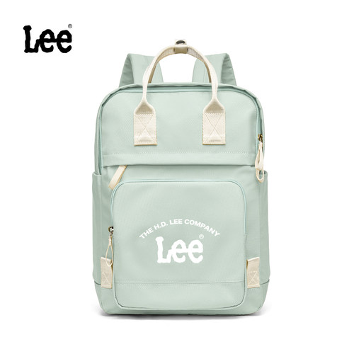 Lee多巴胺森系迷你双肩包书包