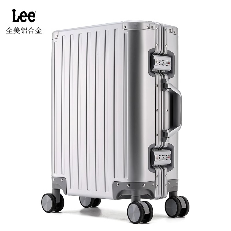 【商务耐用】Lee登机铝框拉杆箱