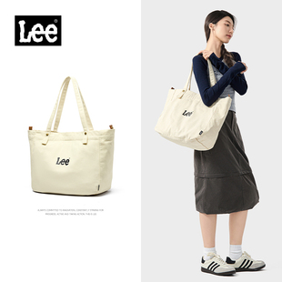 Lee官方新款 托特包女上班通勤單肩包大容量戶外出行手提包女手拎