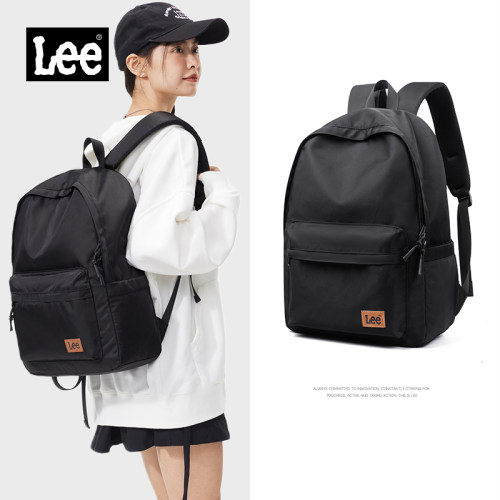 Lee时尚双肩包女背包学生书包