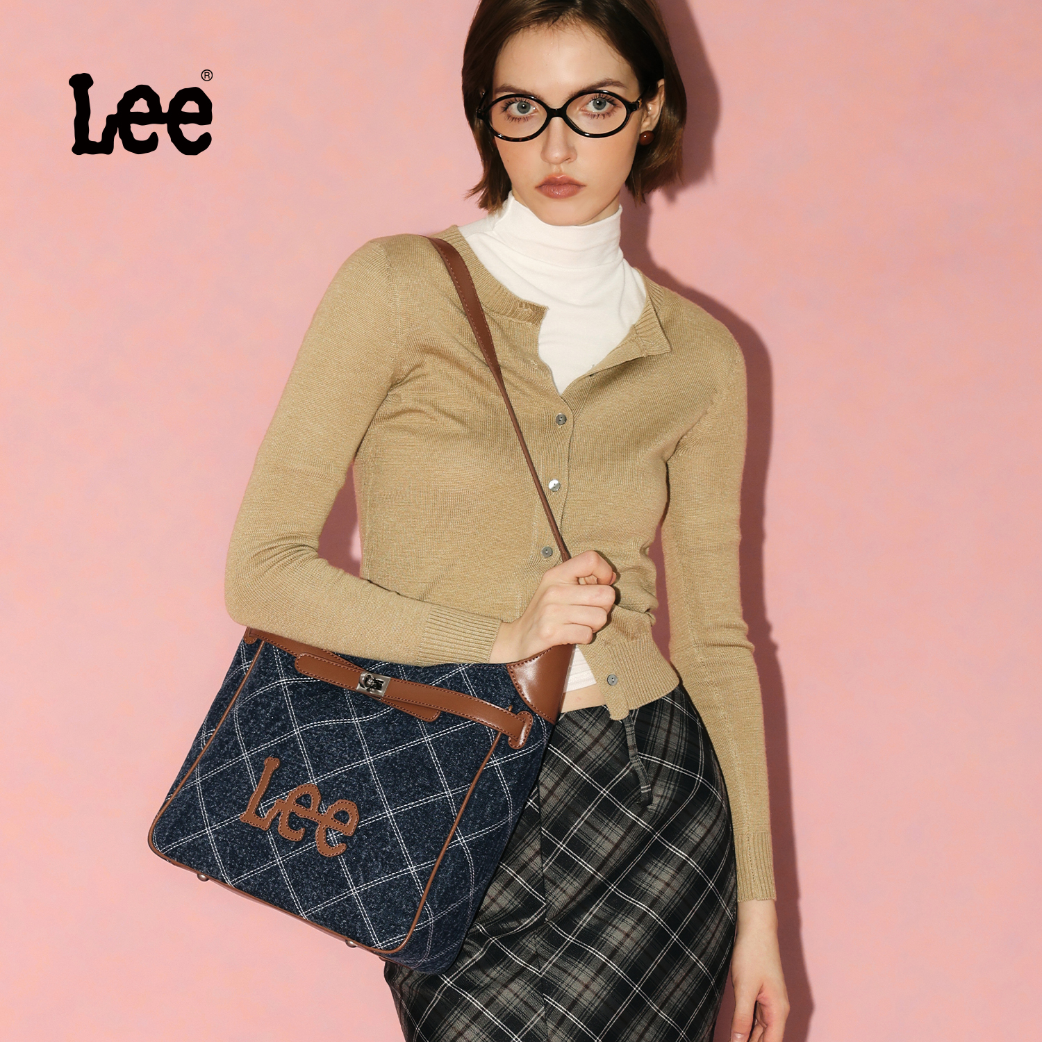 Lee新款斜挎包女生时尚百搭