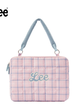 Lee绵绵刺绣手提电脑包女生大学生平板云朵包大容量14寸通勤防震