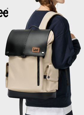 Lee潮牌双肩包女2025新款大容量旅行包男轻便出行背包通勤电脑包