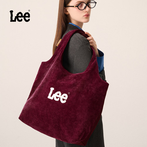 Lee官方灯芯绒托特包女