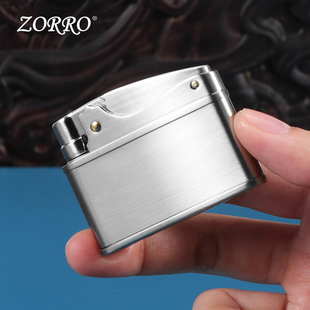 ZORRO/佐罗金属磕头机老式复古煤油防风打火机男士耐用便携打火机