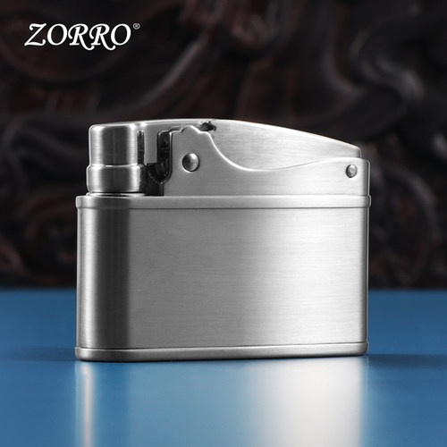 ZORRO/佐罗金属磕头机老式复古煤油防风打火机男士户外便携打火机