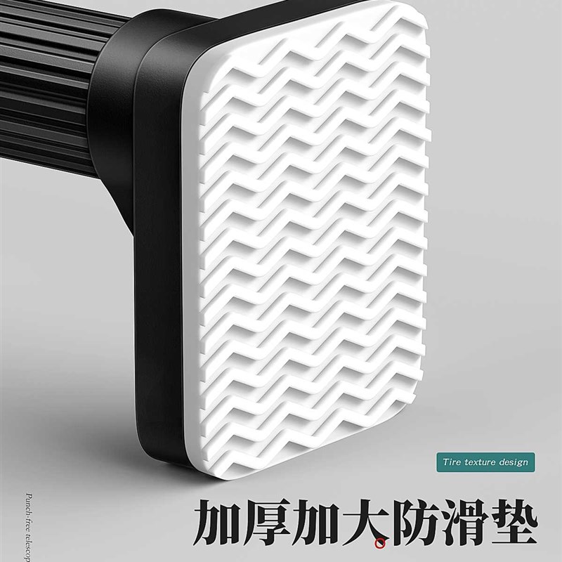 静音窗帘轨道免打孔安装滑轨滑轮阳台侧装窗帘杆挂钩导轨顶装滑道