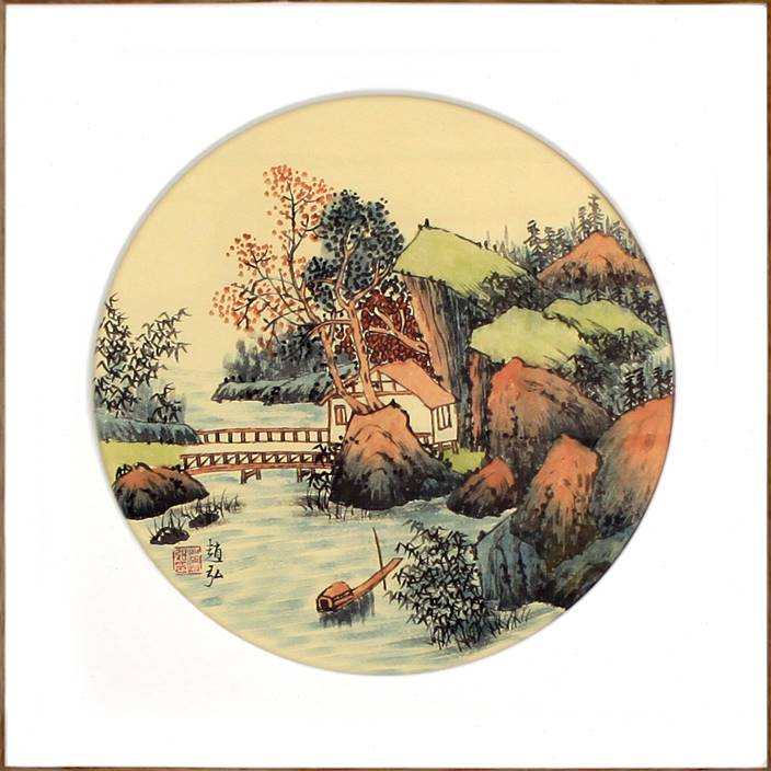 檀香木榫卯圆角框卡纸装裱字画y新中式正方形细窄边画框纯实木空.