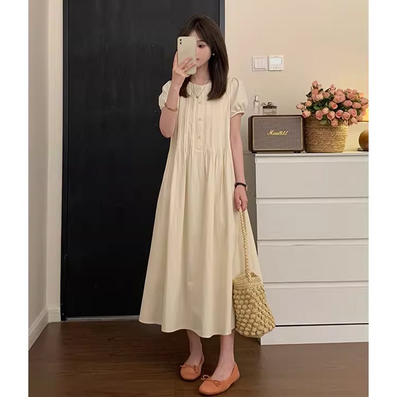 孕妇装连衣裙春夏季新款s外穿韩版宽松a字甜美温柔风中长款背心裙