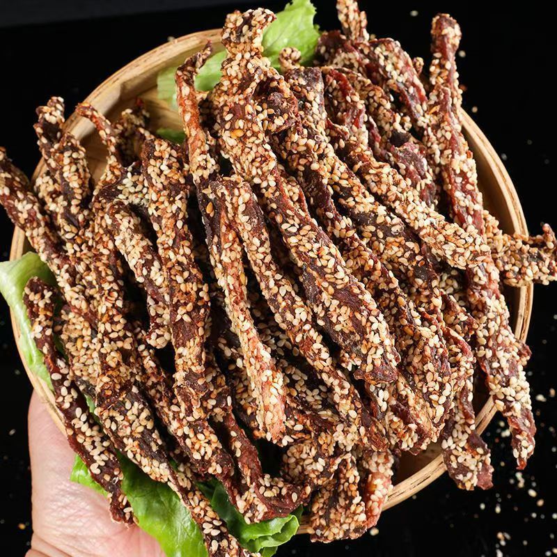 云南德宏特产傣味火烧芝麻干巴