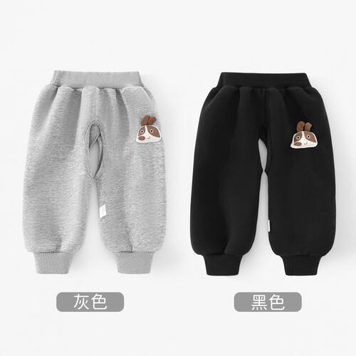 凡乐童A类纯棉无骨开裆宝宝卫裤