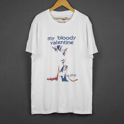 My Bloody Valentine 自赏摇滚乐队短袖纯棉休闲正肩白色圆领T恤