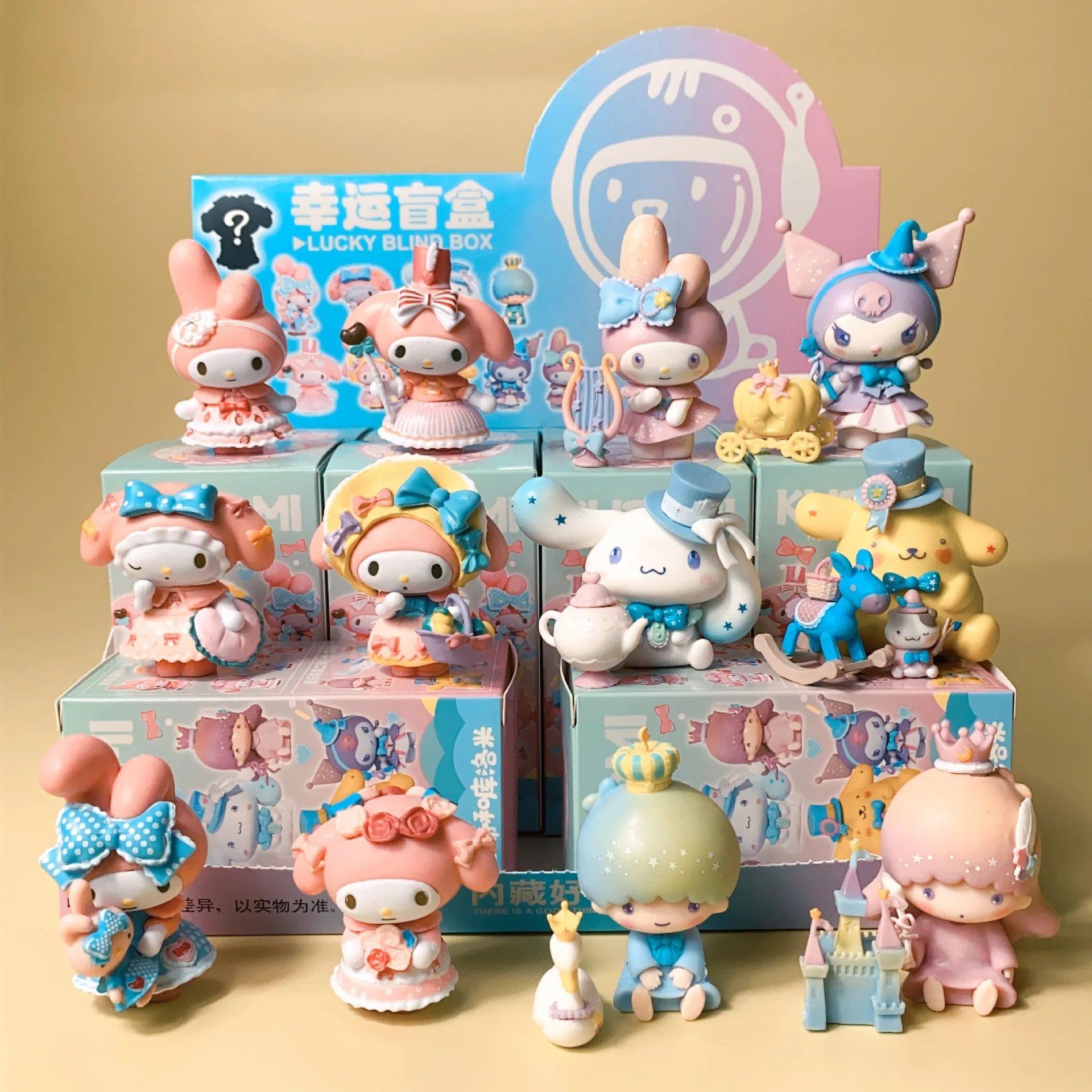 New Sanrio Blind Box Kawaii Kuromi Cinnamoroll My Melody Fig