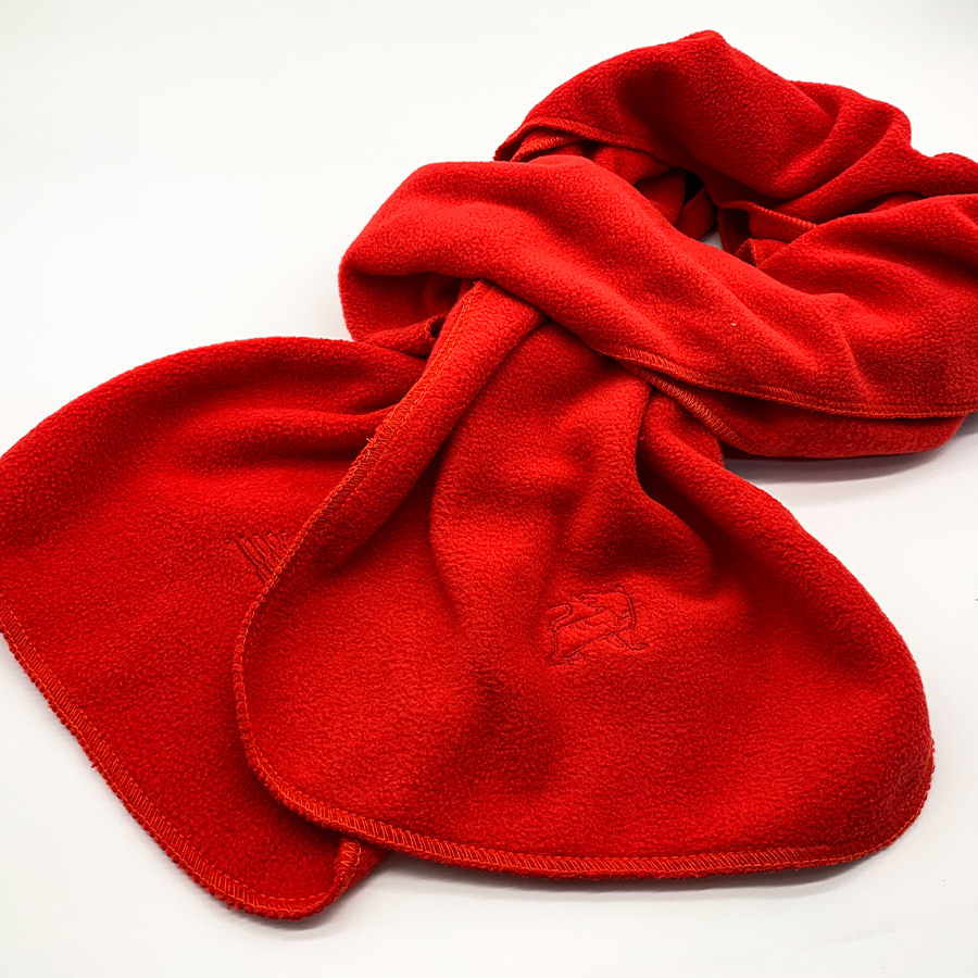 上海图书馆围巾摇粒绒