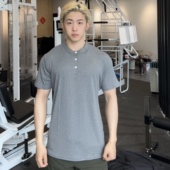 针织半袖 高级感灰色时尚 polo衫 Knightkkboy春夏男士