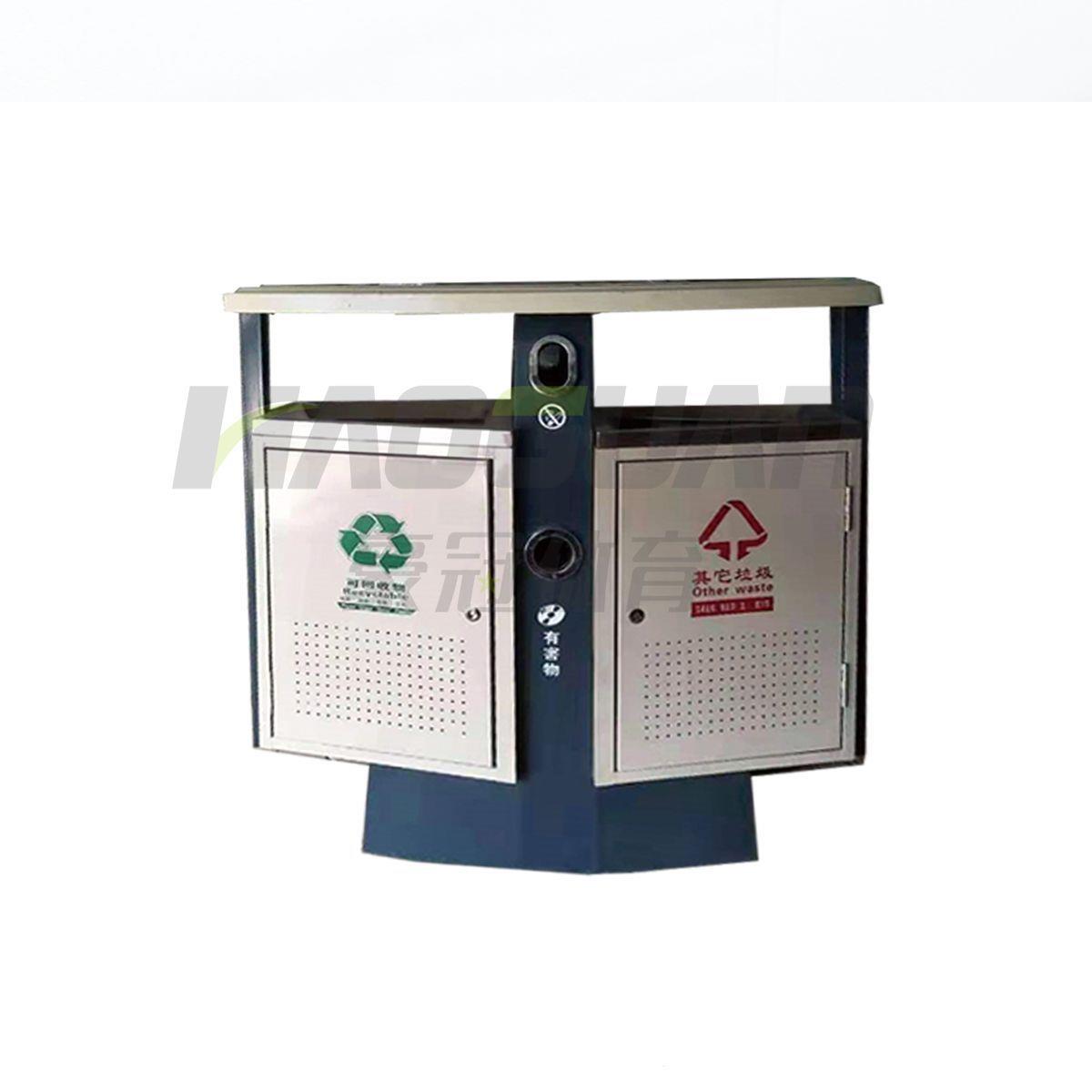 户外垃圾桶果皮箱不锈钢分类垃圾小区市政环卫街道景区垃圾桶