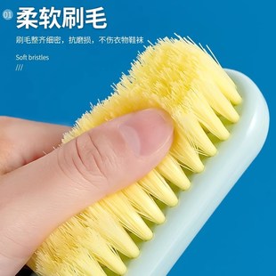 刷子 软毛鞋 刷家用不伤鞋 洗衣服清洁刷小板刷长柄洗鞋 子刷鞋