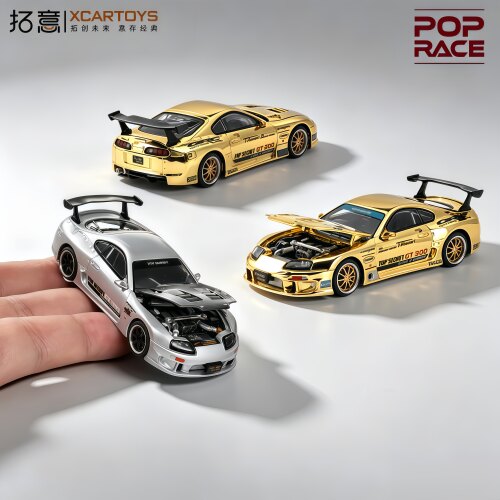 拓意1/64合金丰田速霸银色GT300