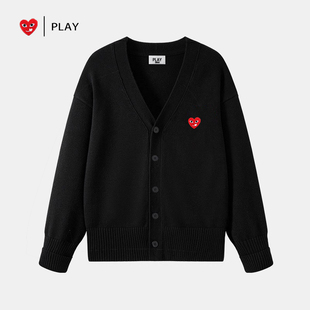 休闲开衫 外套V领2025春秋冬新款 毛衣 PLAY针织开衫 官方旗舰店正品