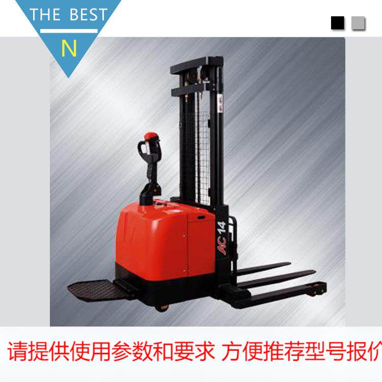 经济款托盘堆高车 CDD14-920 1.4吨电动托盘堆垛车 电动叉车