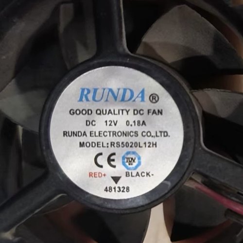 RUNDA全新RS5020L12H 12V 0.18A 5cm公分电源变频器设备小风扇