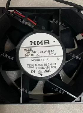 NMB 3615RL-05W-B40 DC24V 0.73A 9038 施耐德变频器散热风扇