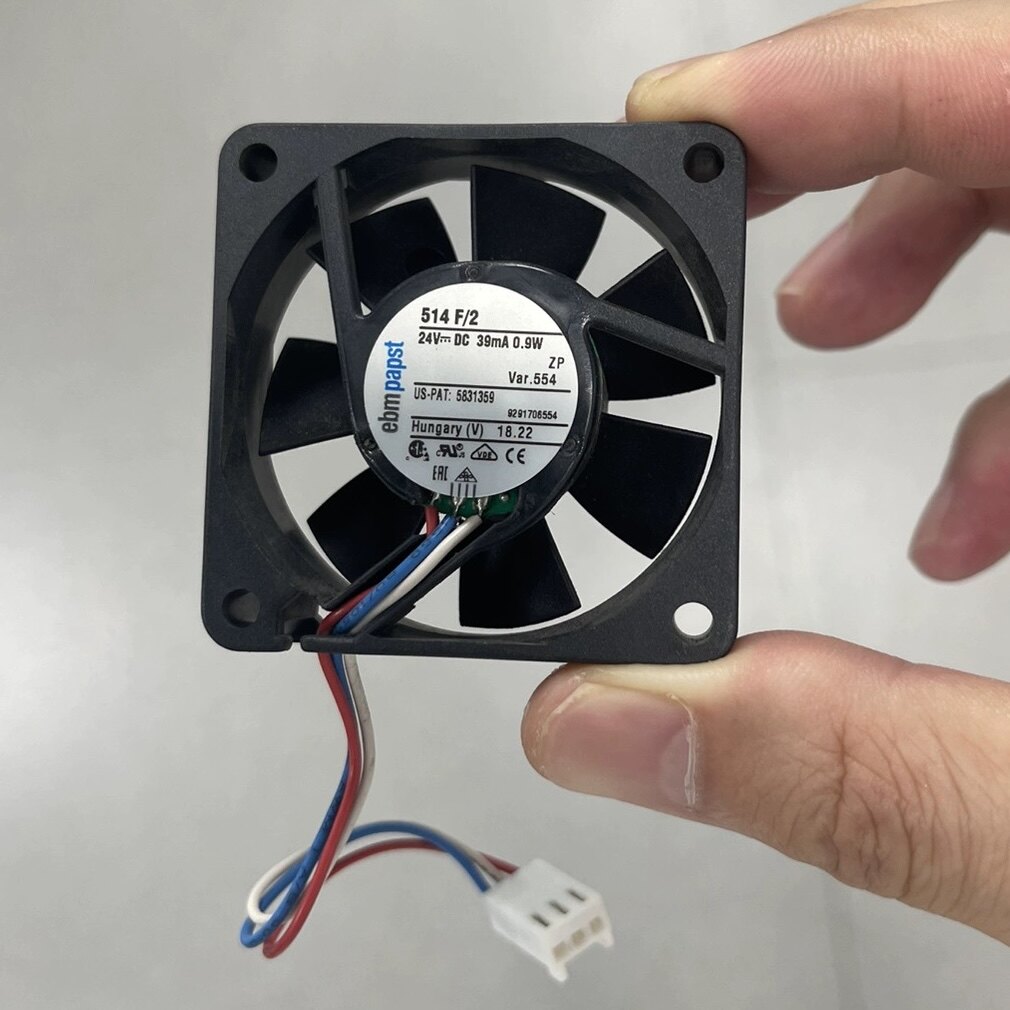 全新德国514F/2  DC24V  39mA  0.9W  3线变频器散热风扇