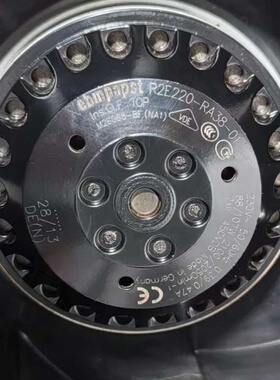 ebmpapst进口R2E220-RA38-01 AC230V 80/107W 涡轮离心散热风机