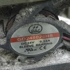 GULF 全新 GD248025HS 24V 0.13A 8025 2线 静音 变频器 散热风扇