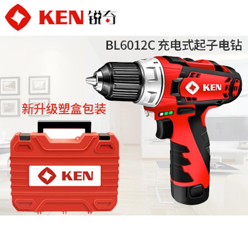 开增票13%  锐奇充电手钻锐奇电动工具无刷充电手钻锂电钻BL6012C