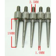 百分表千分表测微计高度计测针尖头M2.5*L13*D1.0测头1MM针尖表头