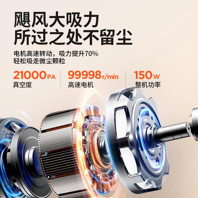 官方旗舰店无线吸尘器家用大吸力强力手持大功率除螨小狗毛宠物地
