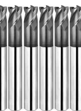 台湾65&deg;超微粒钨钢铣刀/进口铣刀/涂层铣刀二刃钨钢平刀ф1-