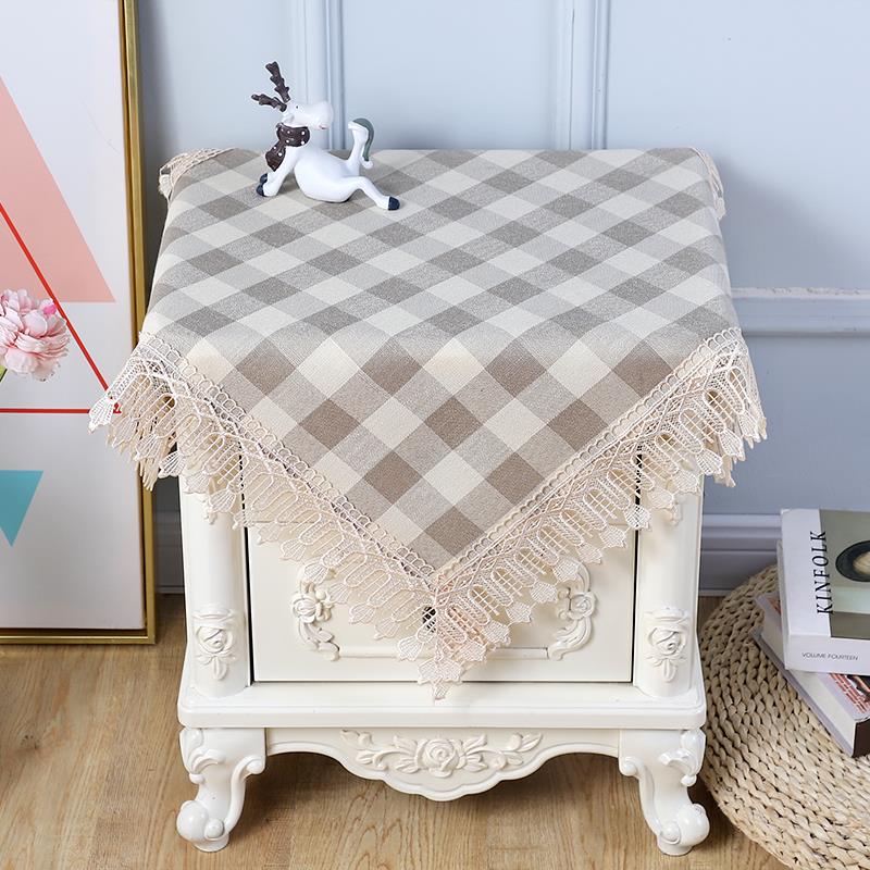 A6L床头柜桌布茶几布洗衣机盖布豆浆机空调防尘布电视罩厨房防尘