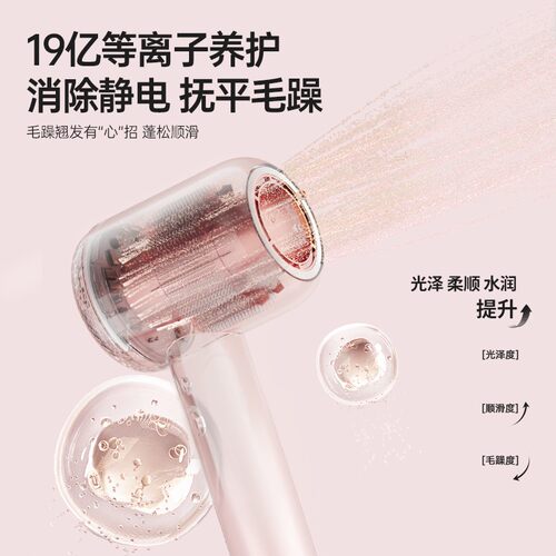 【阿Sa同款】【璀璨粉金礼盒】 CONFU康夫高速吹风机F9等离子家用