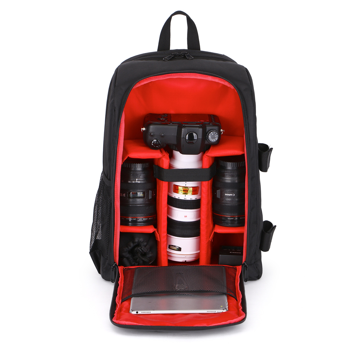 现货新款单反数码相机包双肩户外摄影包专业户外防水耐磨背包