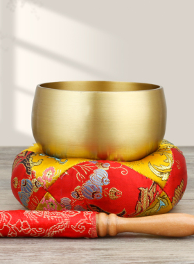 热销供奉铜罄佛音钵盂颂钵音钵碗冥想钵静心日式精品铜磬纯铜法器