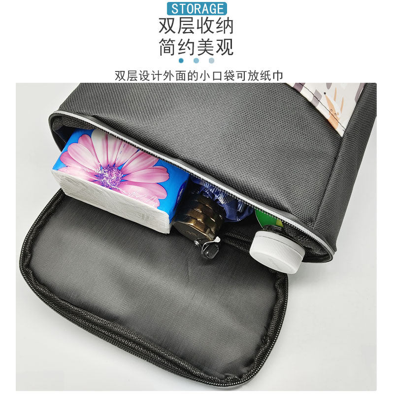 热销电动脚踏车挂包前置通用电瓶机车骑行雨衣手机收纳袋车头挂物