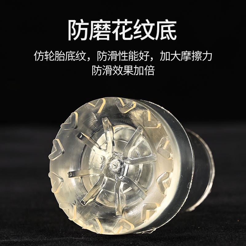 热销加厚牛筋双拐胶套拐杖防滑橡胶头拐杖脚垫拐棍防滑套牛津手杖