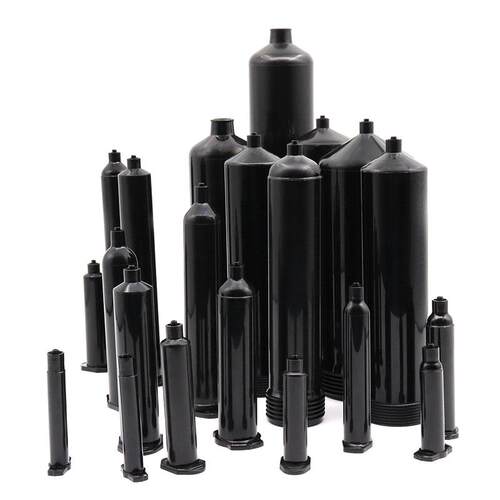 热销黑色点胶针筒5CC-500CC点胶针筒美式打胶筒转接头适配器日式