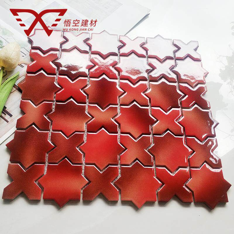 热销简约现代窑变陶瓷马赛克拼花瓷砖卫生间厨房玄关阳台客厅背景