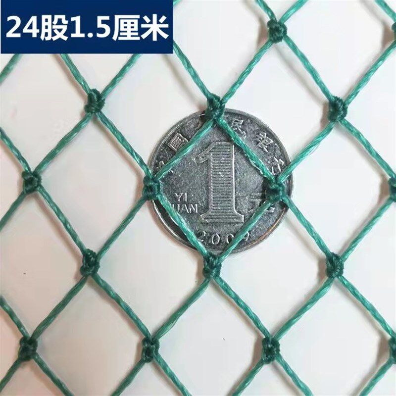 热销小孔加粗拦网养鸡网围栏绿网乒乓球渔网尼龙网护栏网养殖网防