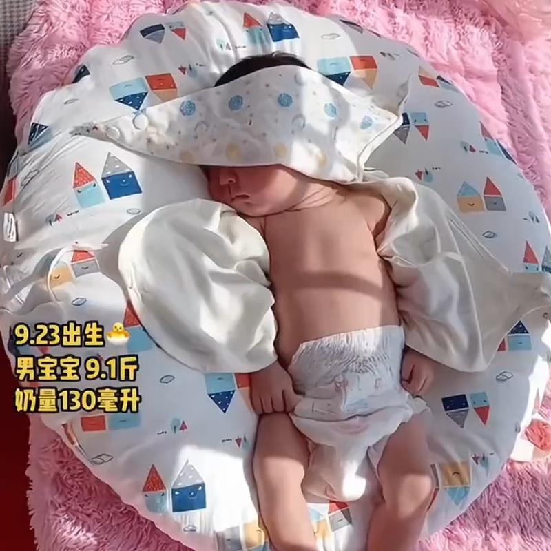 热销婴儿防吐奶斜坡哺乳枕二合一枕防胀气溢奶呛奶新生儿神器斜坡