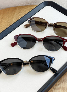 日本品质TR板材脚个性猫形眉毛偏光太阳眼镜男女时尚网红街拍复古